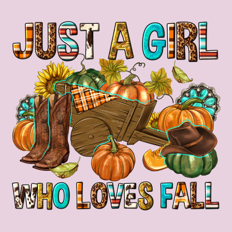 Just A Girl Who Loves Fall Ladies Tee by texasbilliewilder | Teevron