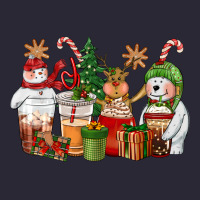 Christmas Polar Bear Reindeer And Snowman Coffee C Vintage Tee | Teevron