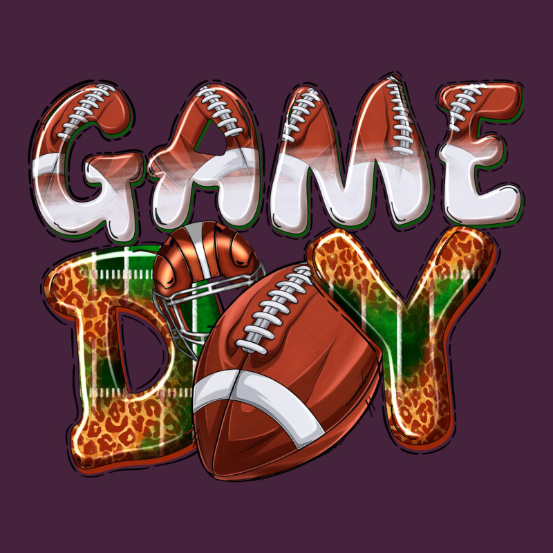 Game Day Leopard Football Premium Tee by NancyCooperArtShop | Teevron