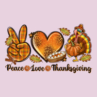 Peace Love Thanksgiving Ladies Tee | Teevron