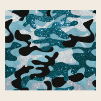 Blue Camouflage Glitter Premium Sweatshirt | Teevron