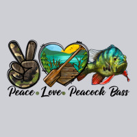 Peace Love Peacock Bass Heavyweight Sweatshirt | Teevron
