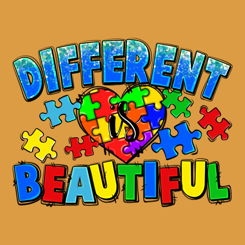 Different Is Beautiful Autism Urban Heavy Tee by CowGirlArtShop | Teevron