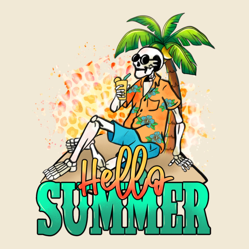 Hello Summer Skeleton Premium Tee by NancyCooperArtShop | Teevron