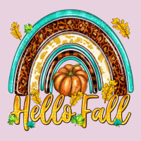 Hello Fall With Rainbow Ladies Tee | Teevron