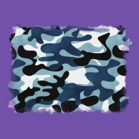 Blue Camouflage Background Premium Sweatshirt | Teevron