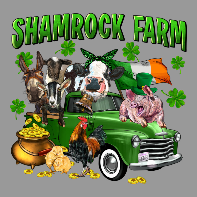 Shamrock Farm Vintage Hoodie by CowGirlArtShop | Teevron