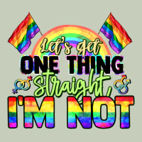 Let's Get One Thing Straight I'm Not Pride Lgbtq+ Ladies Tee | Teevron