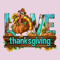 Love Thanksgiving With Turkey Ladies Tee | Teevron