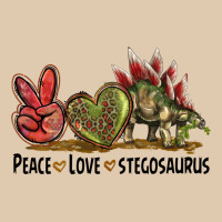 Peace Love Stegosaurus Heavyweight Sweatshirt | Teevron