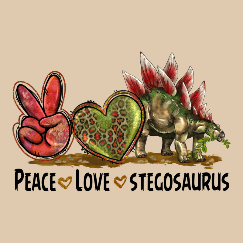 Peace Love Stegosaurus Heavyweight Sweatshirt by LillyAllenDesigns | Teevron