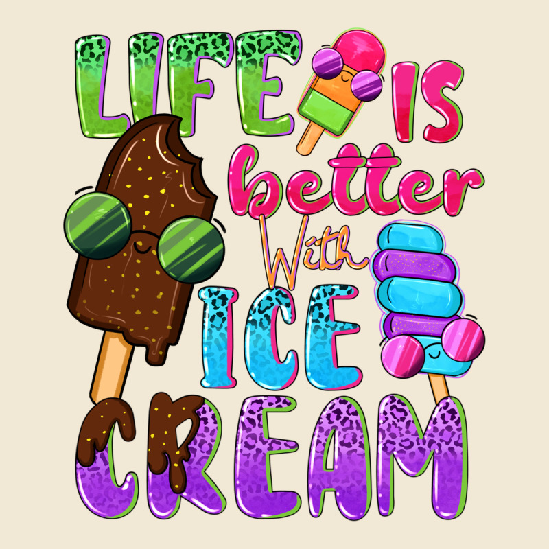 Life Is Better With Ice Cream Premium Tee by NancyCooperArtShop | Teevron