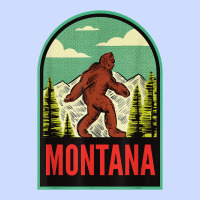 Montana Vintage Bigfoot Travel Urban Heavy Tee | Teevron