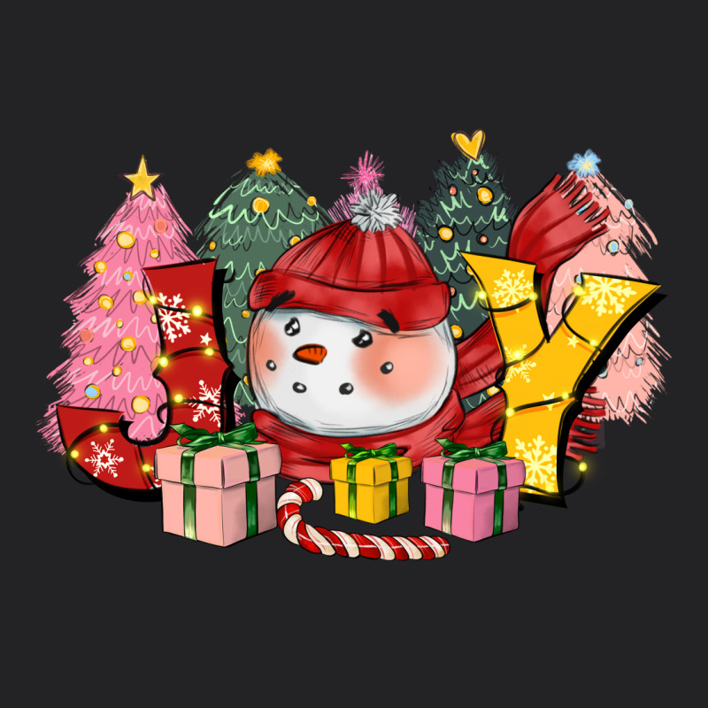 Joy Snowman Vintage Tee by CowGirlArtShop | Teevron
