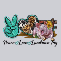 Peace Love Landrace Pig Heavyweight Sweatshirt | Teevron