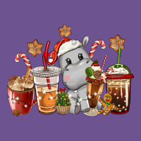 Hippopotamus Coffee Cups Christmas Vintage Tee | Teevron