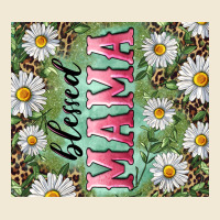 Blessed Mama With Daisy And Leopard Premium Tee | Teevron