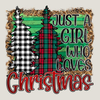 Womens Just A Girl Who Loves Christmas Funny Heavy Core Tee | Teevron