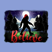 Bigfoot Believe Christmas Long Sleeve Tee | Teevron