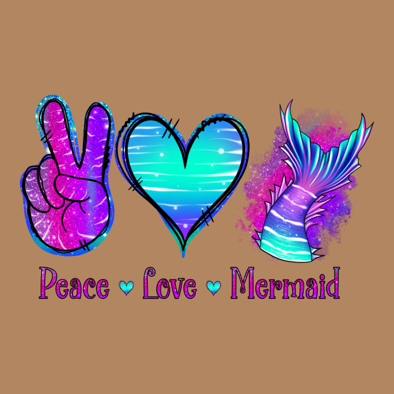 Peace Love Mermaid Long Sleeve Tee by Jasminsmagicworld | Teevron