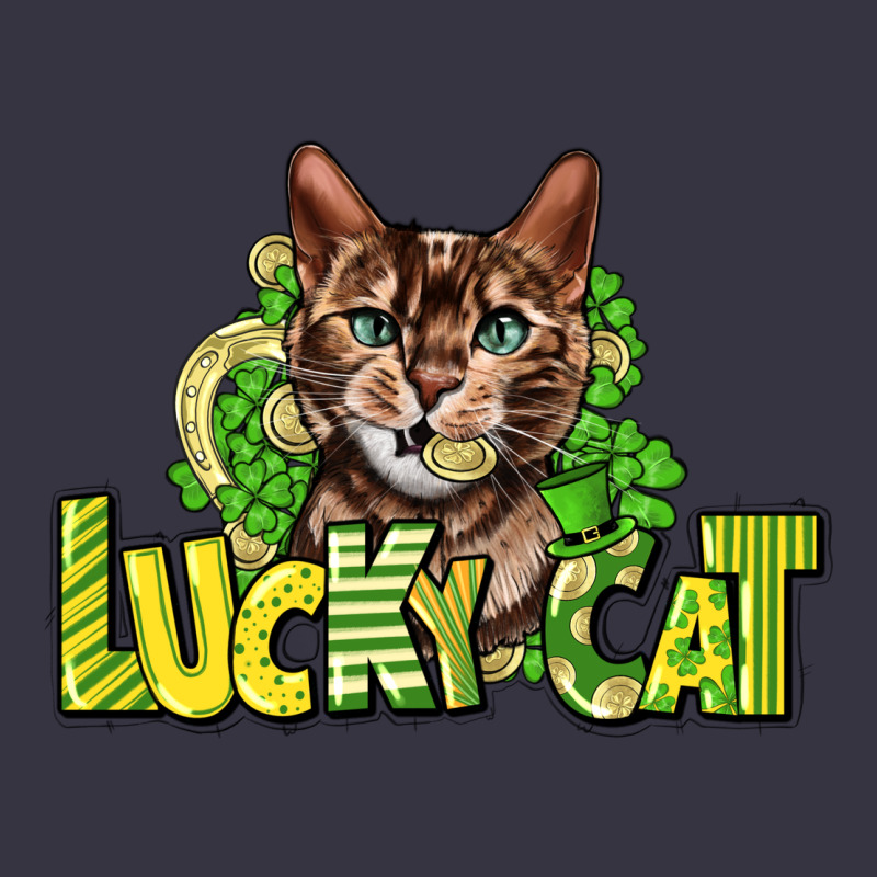 Lucky Cat St. Patrick's Vintage Hoodie by HowdyJamesFarm | Teevron
