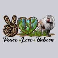 Leopard Peace Love Baboon Heavyweight Sweatshirt | Teevron