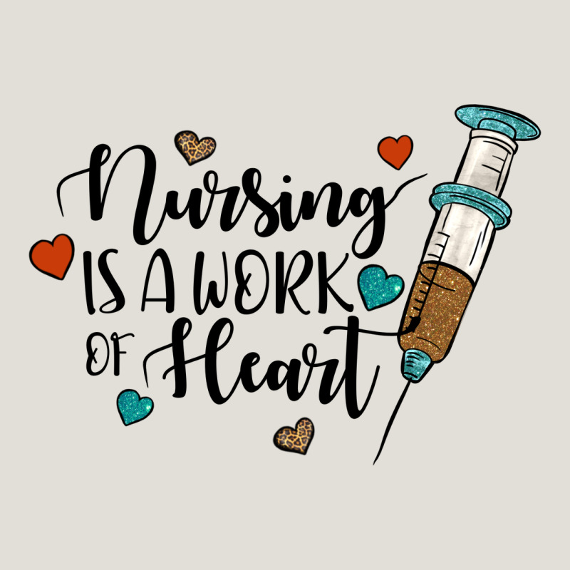 Nursing İs A Work Of Heart Heavy Core Tee by JahusDesignShop | Teevron