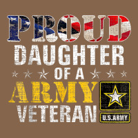 Proud Daughter Of A Army Veteran American Flag Military Gift Premium Tee | Teevron