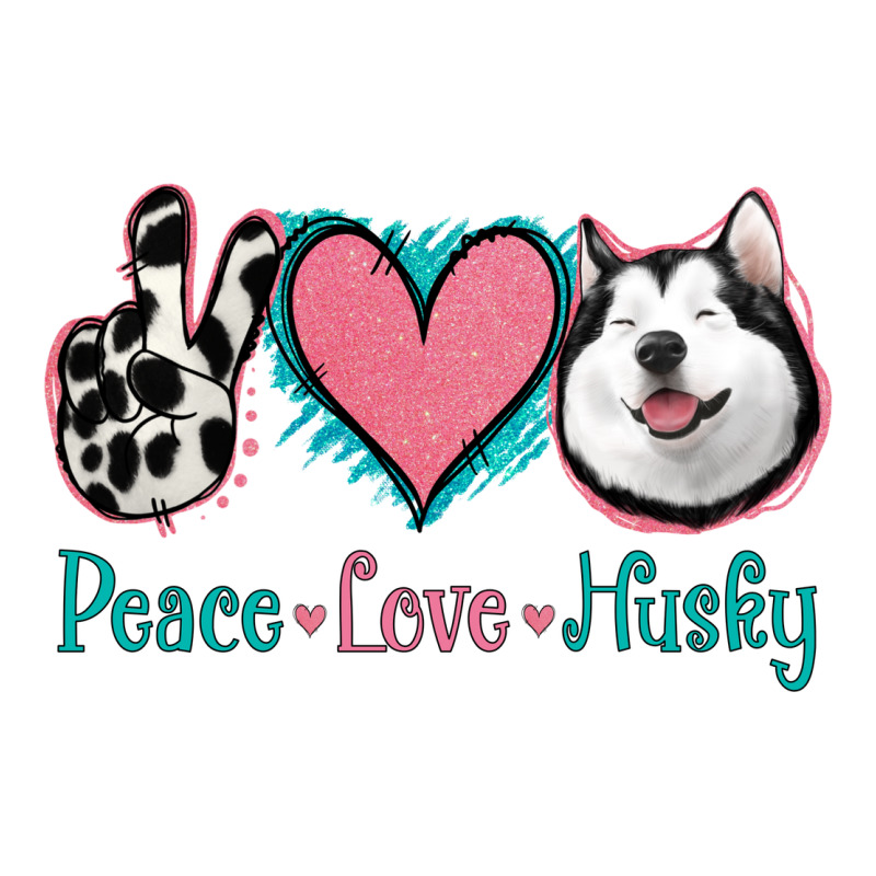 Peace Love Husky Long Sleeve Tee by Jasminsmagicworld | Teevron