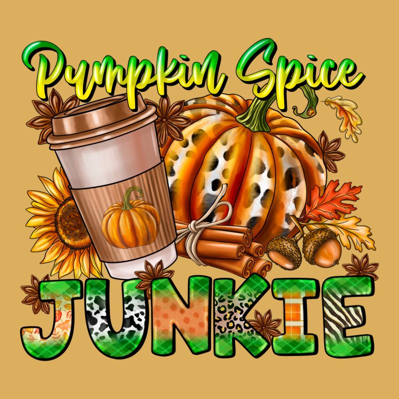 Pumpkin Spice Junkie Premium Hoodie by CowhideDigitalArt | Teevron