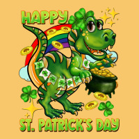 Happy St. Patrick's Day T-rex Vintage Hoodie | Teevron