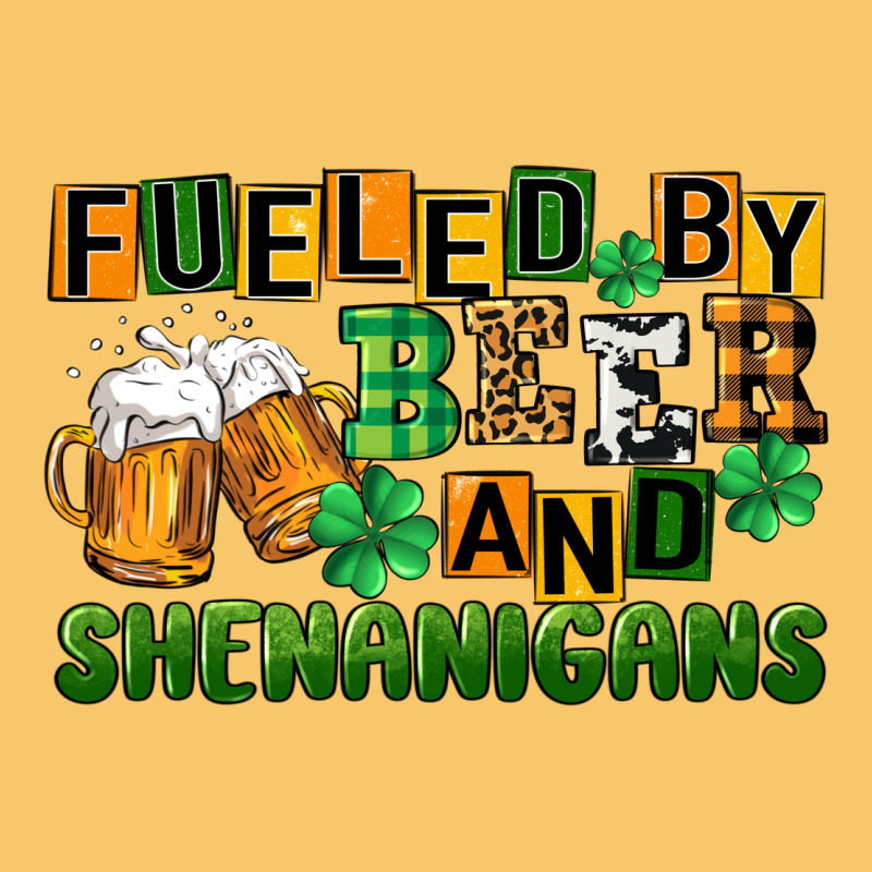 Fueled By Beer And Shenanigans Vintage Hoodie by CowGirlArtShop | Teevron