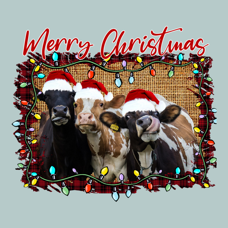 Merry Christmas Cows Heavy Core Tee by Bettercallsaul | Teevron