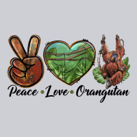 Peace Love Orangutan Heavyweight Sweatshirt | Teevron