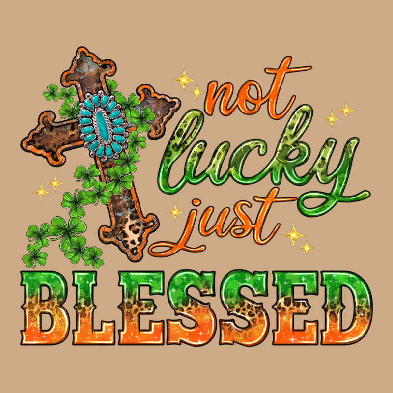 Not Lucky Just Blessed With Cross St. Patricks Day Vintage Hoodie by HowdyJamesFarm | Teevron