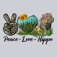 Peace Love Hippo Heavyweight Sweatshirt | Teevron