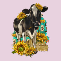 Sunflowers Cow Ladies Tee | Teevron