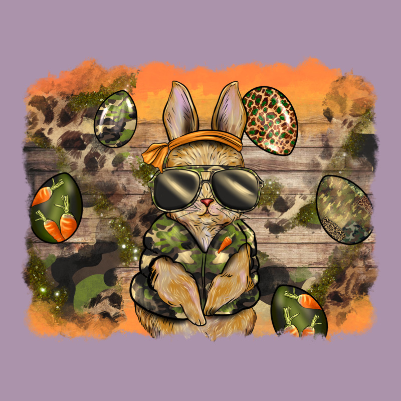 Camouflage Bunny Background Heavyweight Hoodie by BarkalooDesign | Teevron