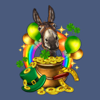 St. Patrick's Donkey With Balloon Vintage Hoodie | Teevron