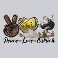 Peace Love Ostrich Heavyweight Sweatshirt | Teevron