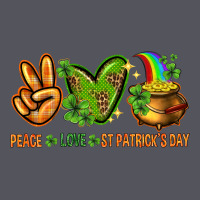 Peace Love St. Patrick's Day Vintage Hoodie | Teevron