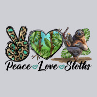 Peace Love Sloths Heavyweight Sweatshirt | Teevron