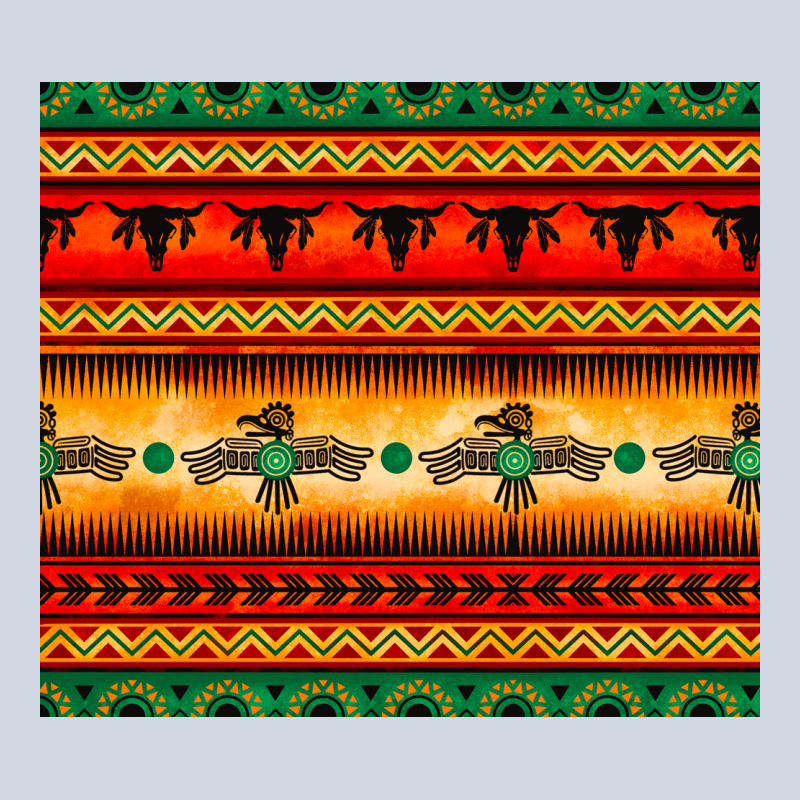 Thunderbird Bullskull Aztec Pattern Premium Sweatshirt by BarkalooDesign | Teevron