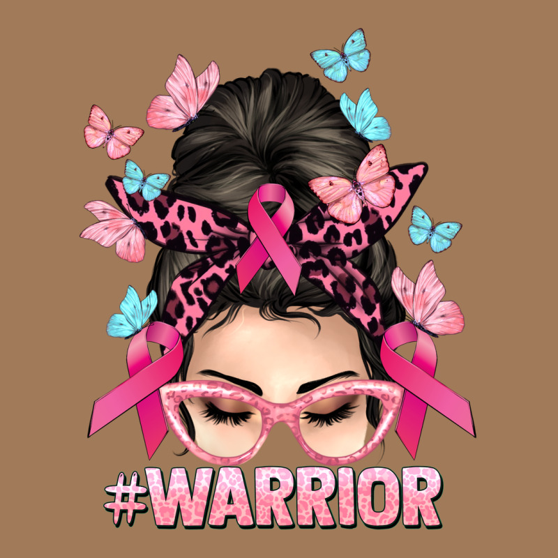 Warrior Cancer Messy Bun Cancer Awareness Classic Tee by HowdyJamesFarm | Teevron