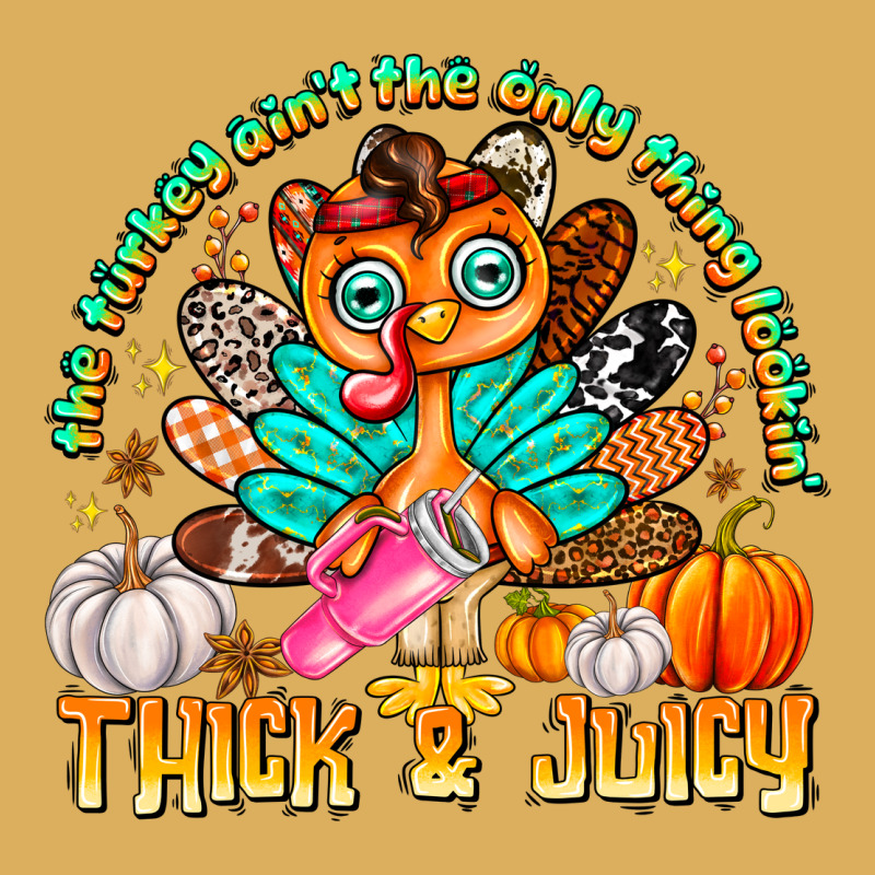 The Turkey Ain’t The Only Thing Lookin Thick & J Premium Hoodie by CowhideDigitalArt | Teevron