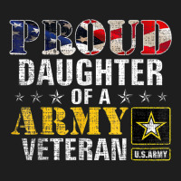 Proud Daughter Of A Army Veteran American Flag Military Gift Heavyweight Hoodie | Teevron