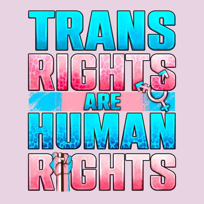 Trans Rights Are Human Rights Ladies Tee by NancyCooperArtShop | Teevron