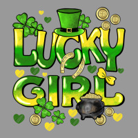 Lucky Girl St. Patricks Day Vintage Hoodie | Teevron