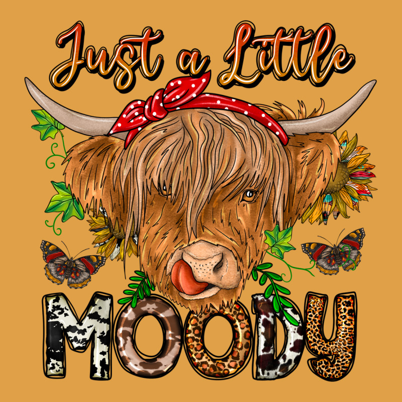 Just A Little Moody Premium Hoodie by CowhideDigitalArt | Teevron