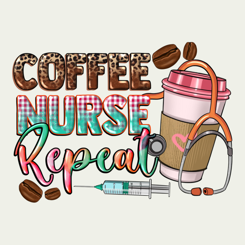 Coffee Nurse Repeat Urban Heavy Tee by CowGirlArtShop | Teevron